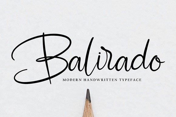Balirado: A Script Font That Elevates Your Brand’s Visual Identity