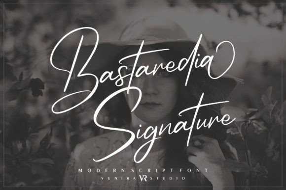 Bastaredia Signature: A Luxurious Script Font for Romantic Branding