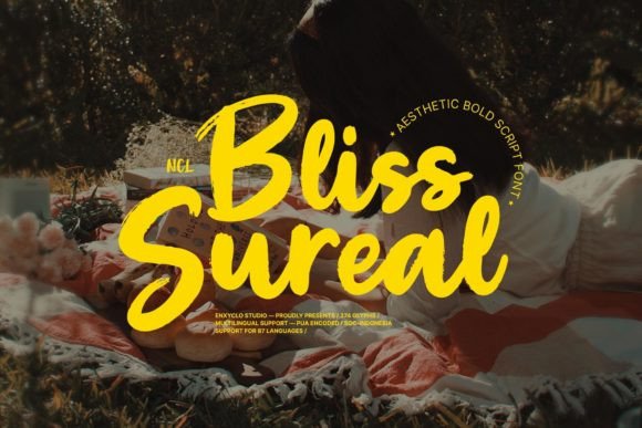 Bliss Sureal: A Stylish Script Font That Elevates Handmade Product Design