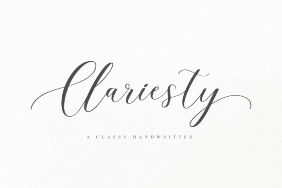 Clariesty: A Classy Handwritten Font for Modern Brand Campaigns