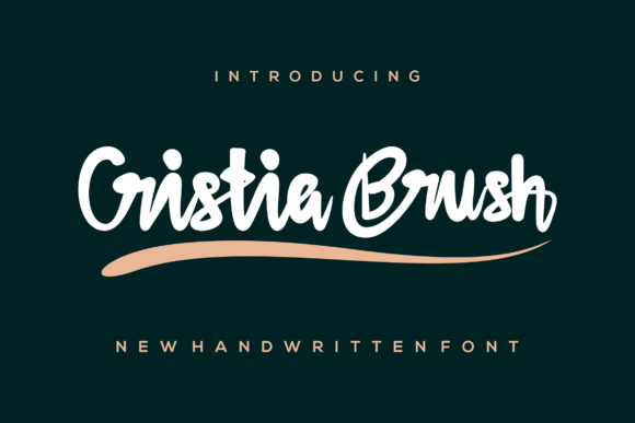 Cristiabrush: A Handwritten Font That Brings Elegance to Modern Branding