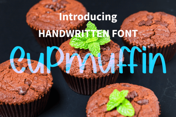 Cupmuffin: A Whimsical Handwritten Font for Scroll-Stopping Digital Marketing