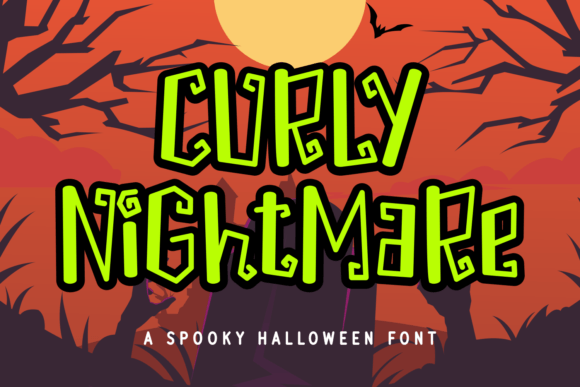 Curly Nightmare: A Playful Typeface for Creative Editorial Design