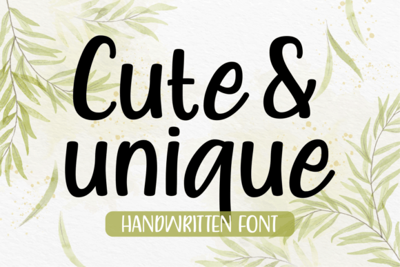 Cute and Unique: A Handwritten Font That Elevates Digital Branding