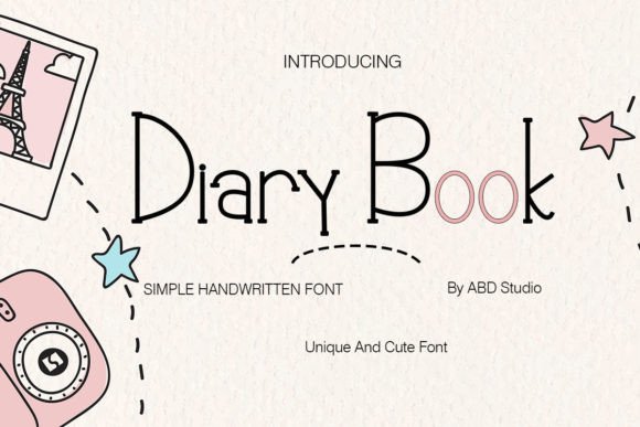 Diary Book: A Handwritten Font for Engaging Digital Campaigns