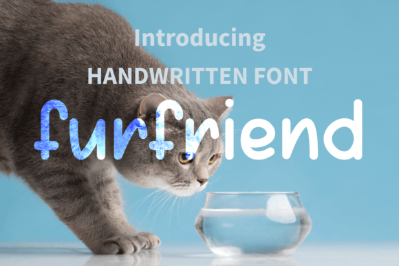 Furfriend: A Whimsical Handwritten Font for Playful Brand Designs
