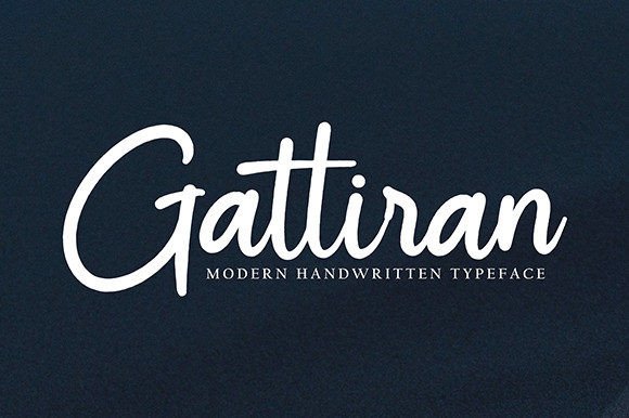 Gattiran: A Fresh Handwritten Font for Modern Editorial Design