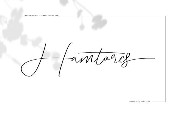 Hamtores: A Handwritten Font That Elevates Web Design