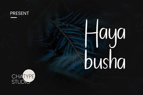 Hayabusha: A Handwritten Font for Modern Editorial Design and Digital Publishing