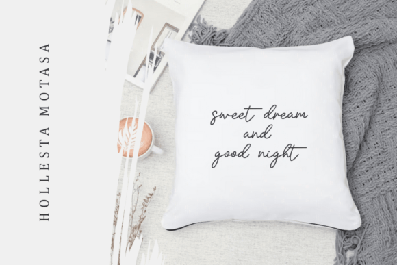 Hollesta Motasa: A Romantic Script Font for Modern Brand Campaigns