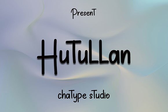 Hutullan: A Handwritten Font That Brings Charm to Crafted Goods
