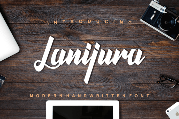 Lanijura: A Bold Handwritten Font for Modern Editorial Design