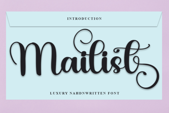 Mailist: A Contemporary Handwritten Font for Elegant Web Design