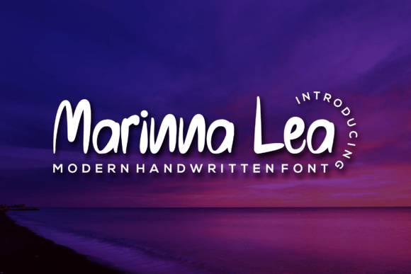 Marinna Lea: A Whimsical Handwritten Font for Editorial Charm