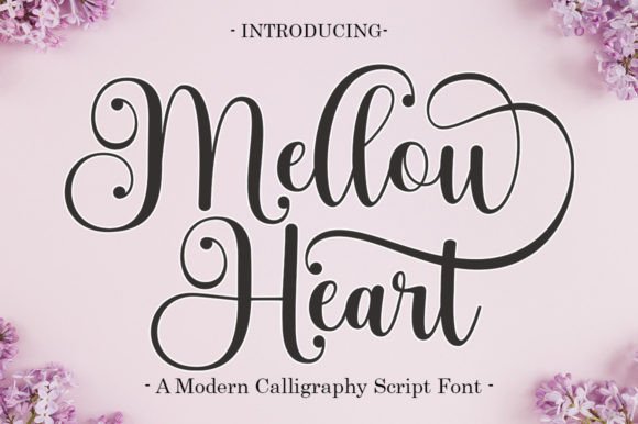 Mellow Heart: A Handmade Script Font for Modern Marketing Visuals