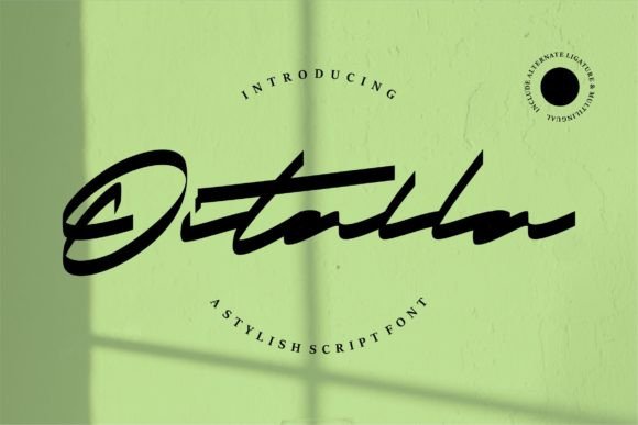 Oitalla: A Stylish Handwritten Font That Elevates Small Business Branding