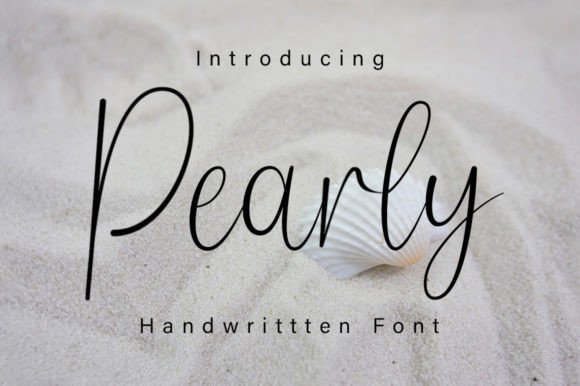 Pearly: A Delicate Script Font for Elegant Editorial Design