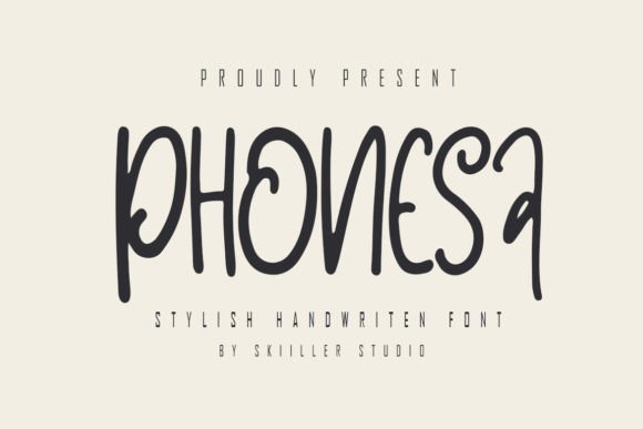 Phonesa: A Playful Handwritten Font for Web Designers