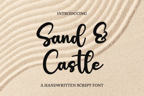 Sand Castle: A Timeless Handwritten Font for Digital Design