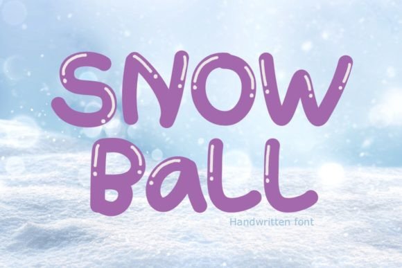 Snow Ball: A Whimsical Font That Elevates Brand Identity
