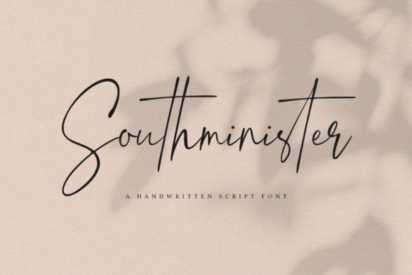 Southminister: A Handwritten Script Font That Brings Personality to Brand Design