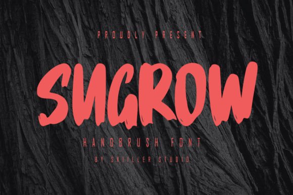 Sugrow: A Dynamic Handwritten Font for Modern Editorial Design