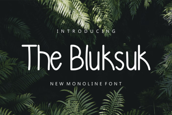 Thebluksuk: A Handwritten Font That Elevates Modern Web Typography
