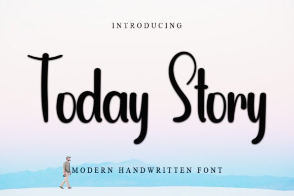Today Story: A Handwritten Font That Elevates Small Business Branding