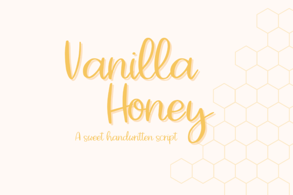 Vanilla Honey: A Sweet Script Font for Crafters and Makers